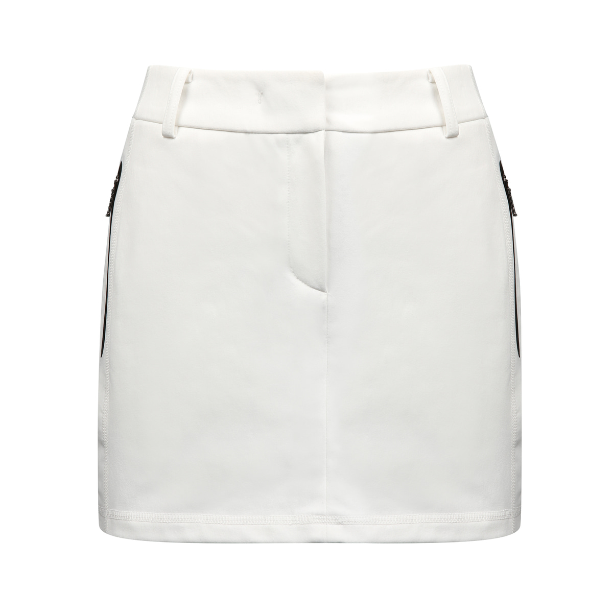 SPORTY SOLID MINI SKIRT_WH