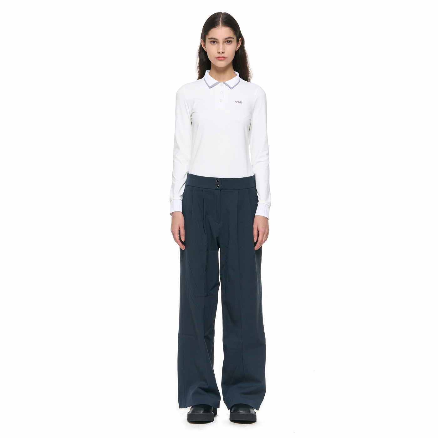 TWO TUCK WIDE FIT PANTS_DG