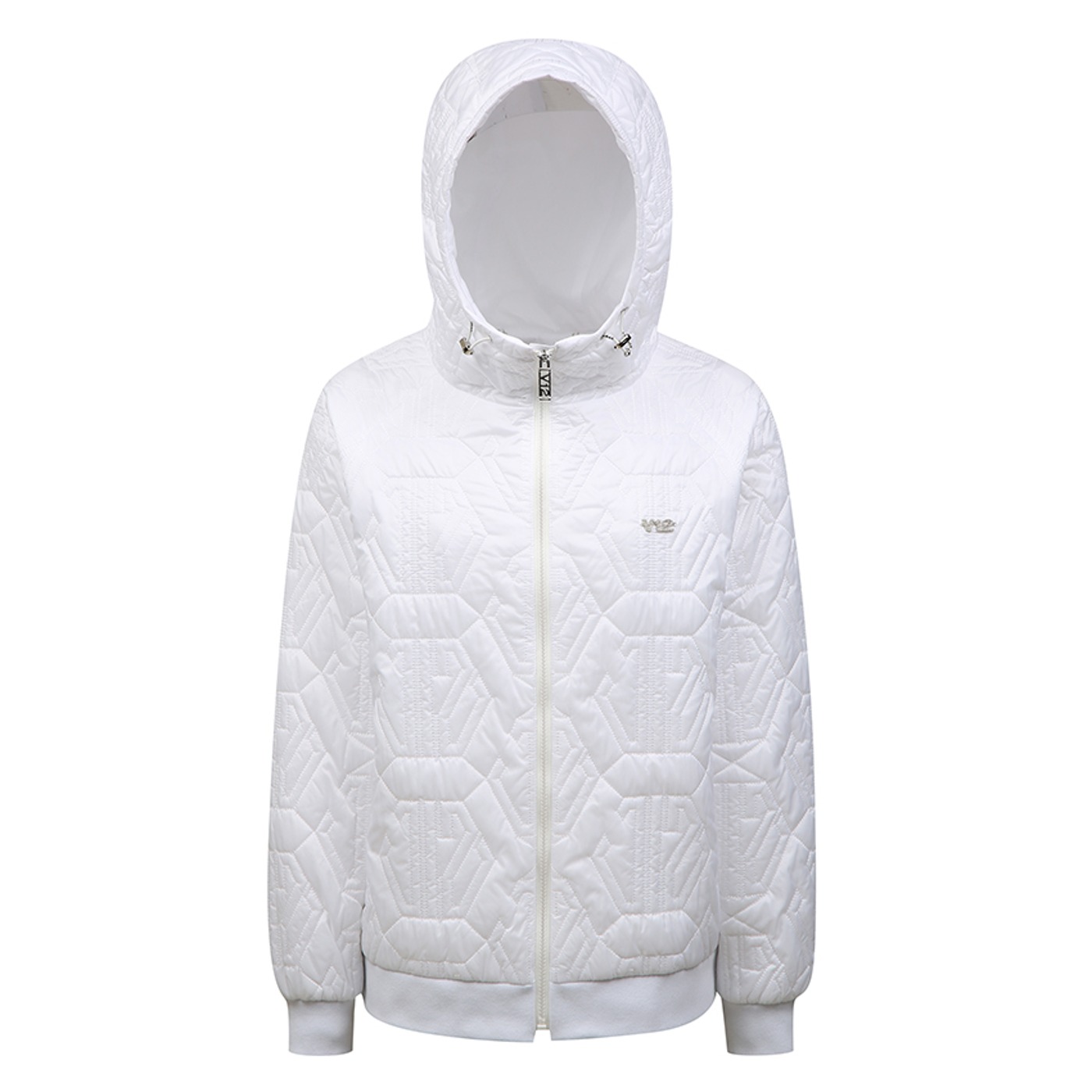 LOGO QUILTED PUFFER_WH